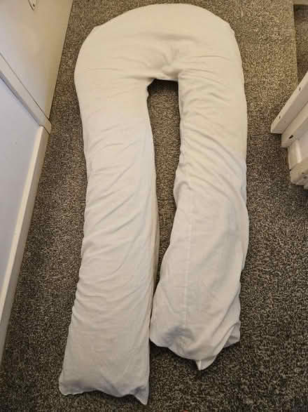 Photo of free Large pregnancy pillow with cover (CV8) #1