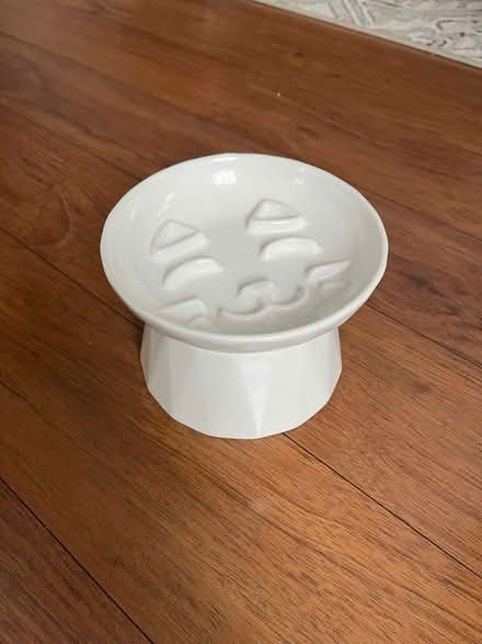 Photo of free 2 ceramic cat bowls (Kanata/Stittsville) #2