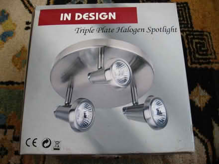 Photo of free New Ceiling Light Triple Spots Boxed (Coppull PR7) #1