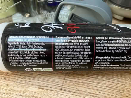 Photo of free Dairy Free Squirty Cream (Frome (Central)) #2