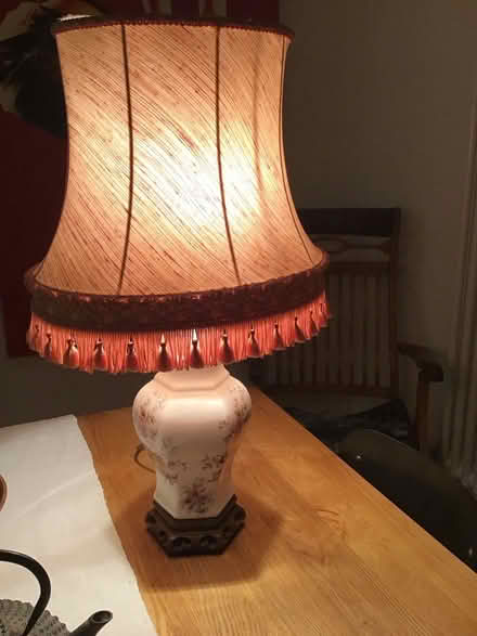 Photo of free Vintage ceramic base table lamp (Great Wakering Essex SS3) #1