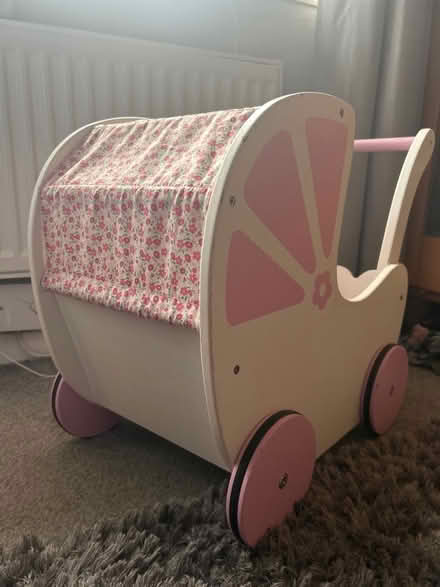 Photo of free Wooden child’s pram (Neithrop OX16) #3