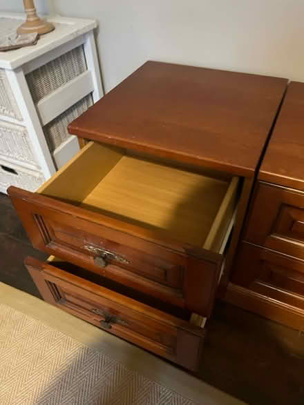 Photo of free Pair of bedside drawers (Little Shelford) #2