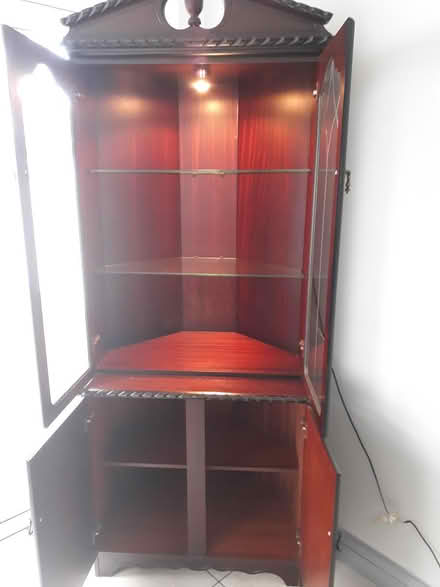 Photo of free mahogany corner unit (Crumlin Dublin 12) #2