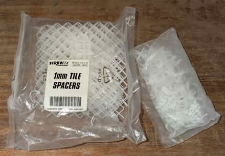 Photo of free 1mm tile spacers (Hanover BN2) #1
