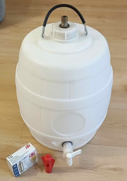 Photo of free Homebrew pressure barrel with tap (Finchampstead RG40) #1