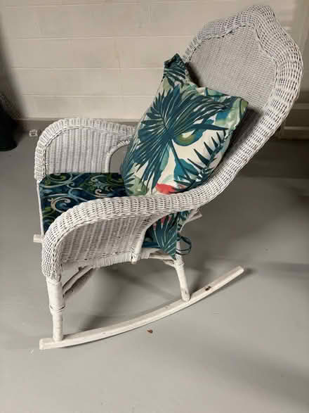 Photo of free Wicker Chair (Holmdel Park) #4