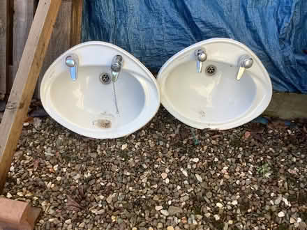 Photo of free 2 white enamel sinks (Montrose DD10) #1