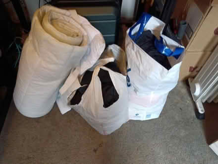 Photo of free Mens, girls cloths and bed topper (AL10) #1