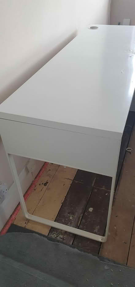 Photo of free Ikea white desk (Wallasey Village CH45) #2