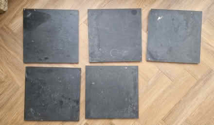 Photo of free 5 Black Slate Tiles/Trivet (Bowerham LA1) #1