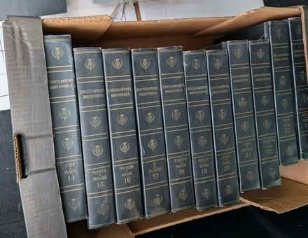 Photo of free 1948 Encyclopedia Britannica 24 volume set (Rodborough GL5) #1