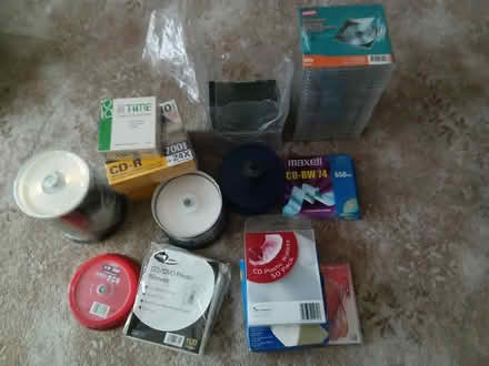 Photo of free Selection of recordable DVDs CDs and floppy disks (Olton B92) #1