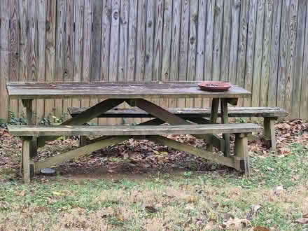 Photo of free picnic bench (20817) #1