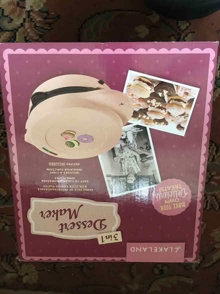 Photo of free Lakeland 3 in 1 desert maker (Peckforton CW6) #1