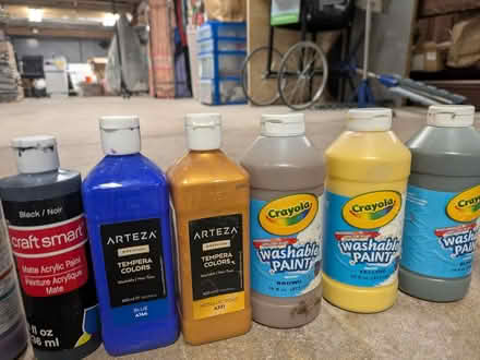 Photo of free 20+ bottles Tempera paint (East Somerville) #1