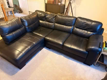 Photo of free Black sofa (Swindon Village GL50) #1