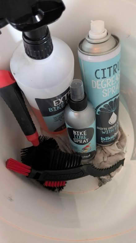 Photo of free Bicycle cleaning kit (Old Woking GU22) #1