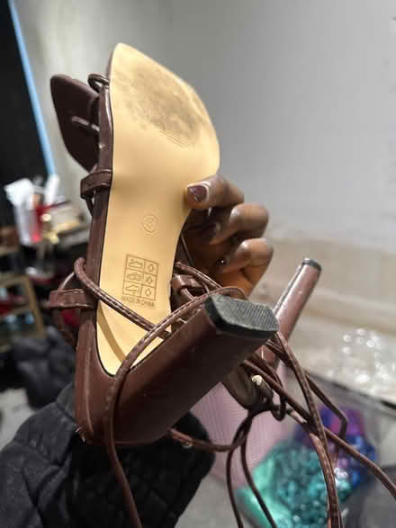 Photo of free Brown, Heeled Sandals, Size 8 (Bradford BD1) #2