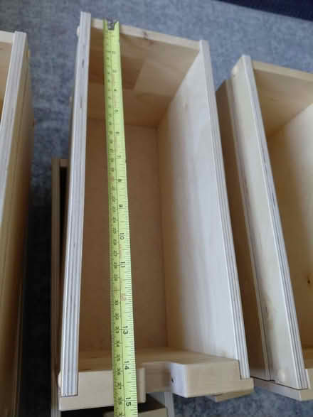 Photo of free 6 x wooden storage boxes (Hampton Hill TW12) #2