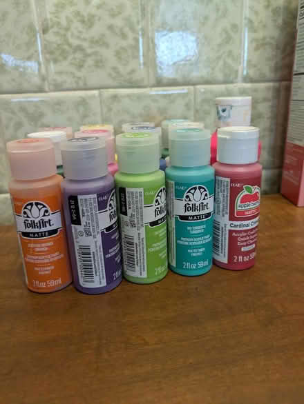 Photo of free 14 bottles of acrylic paint (East Somerville) #2