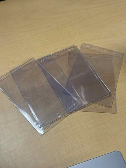 Photo of free Clear name tag holders (101 and Fair Oaks Sunnyvale) #1
