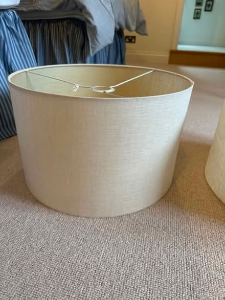 Photo of free Beige linen lampshades (TN23) #2