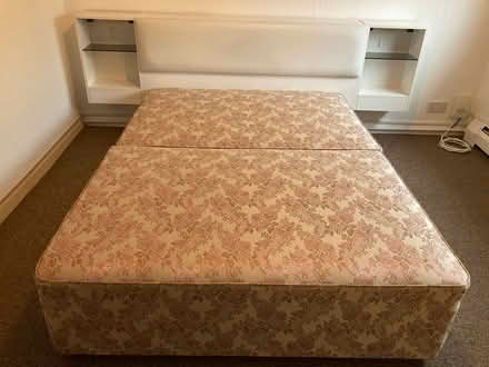 Photo of free Double bed divan and headboard (Wantage OX12) #1