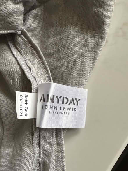 Photo of free Grey linen cushion cover (BR3) #2