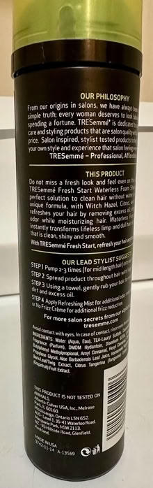 Photo of free TRESemme Waterless Shampoo & Mist (West San Jose 95128) #2