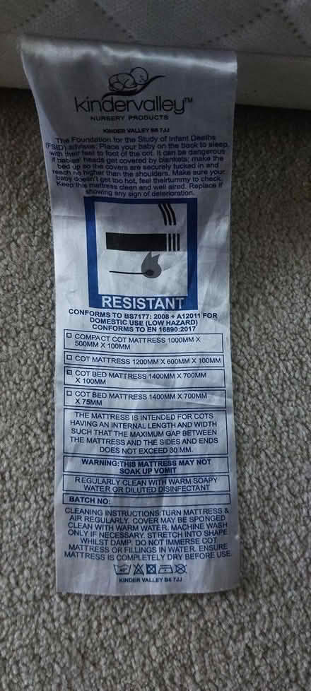 Photo of free Toddler Mattress (CT1) #4