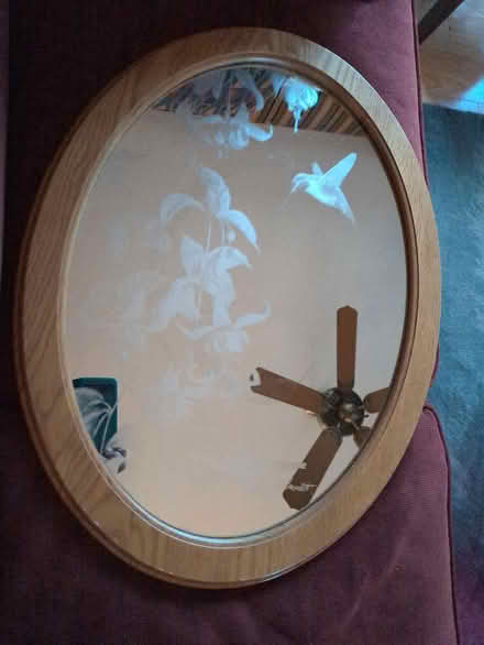 Photo of free Oak framed Mirror (Apple Valley) #1