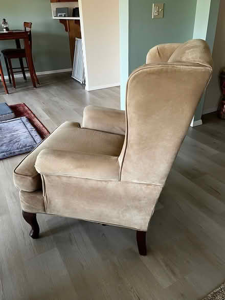 Photo of free Wingback chair (Mill Pond Neighborhood) #3