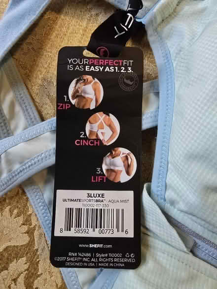 Photo of free Light Blue Sports Bra -SheFit 3Luxe (West 7th) #3