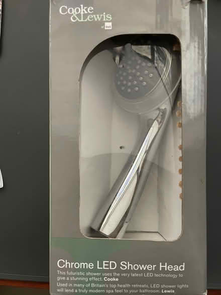 Photo of free Led shower head - chrome (Lower Kingswood KT20) #2