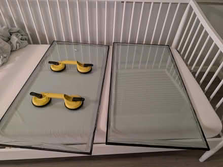 Photo of free Two 41"x21¾" insulated glass panes (East Santa Clara) #1