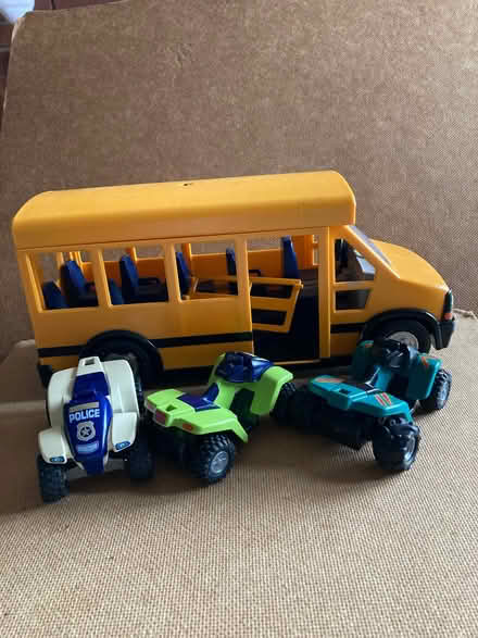 Photo of free Playmobil School Bus & three Quad Bikes (St James, South Elmham IP19) #2