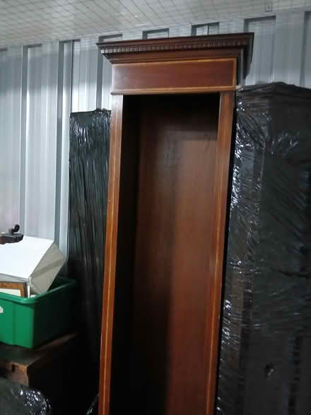 Photo of free Tall wooden bookcase (Dublin 18 Sandyford) #1