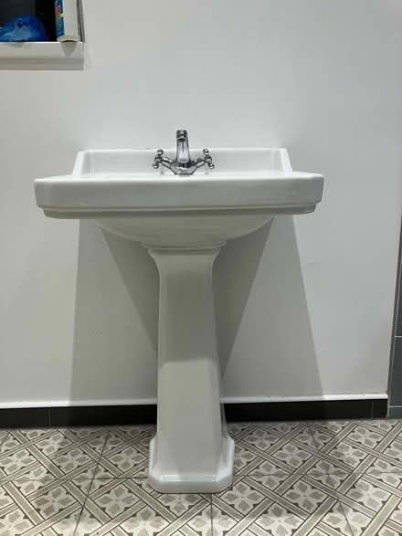 Photo of free Pedestal sink with taps (New Malden KT3) #1