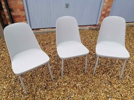 Photo of free Set of 3 indoor gray chairs (Allington NG32) #1
