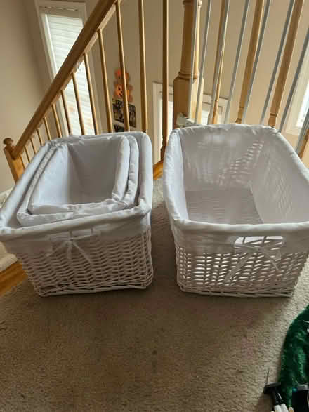 Photo of free Wicker boxes (Paramus) #1