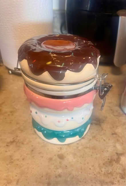 Photo of free Decorative Donut Cannister (New Carrollton, MD) #1