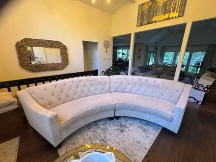 Photo of free 2-piece curved sofa (Green Brook @ Washington Rock) #1