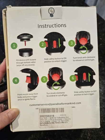 Photo of free Kitchen blow torch (Bedford, Ma. Lexington line.) #2