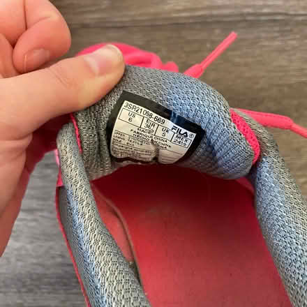 Photo of free Hot pink Fila sneakers (size 6) (Bethesda, MD) #4