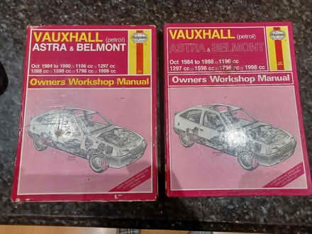 Photo of free 2 vauxhall astra haynes manuals (Woodley RG5) #1