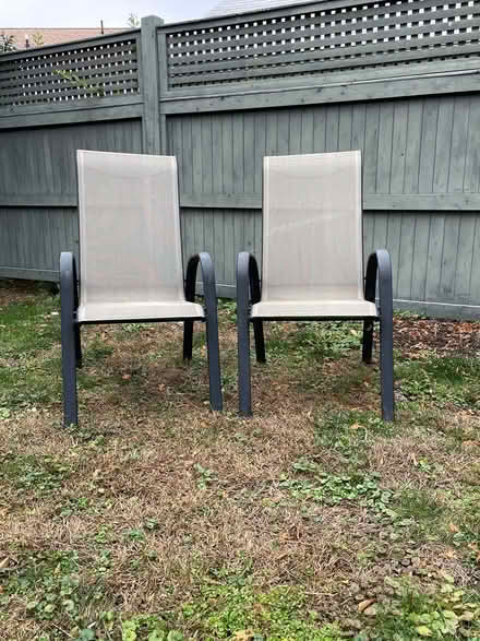 Photo of free Stackable Patio Chairs (Belmont) #3