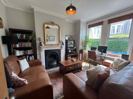 Photo of free Black and gold light fitting (Mitcham CR4) #2