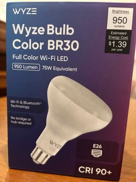 Photo of free Wyze Color Changing Bulb (Columbia, MD) #2