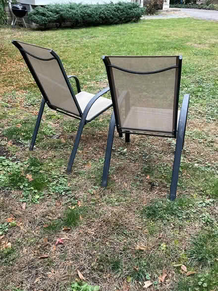 Photo of free Stackable Patio Chairs (Belmont) #1